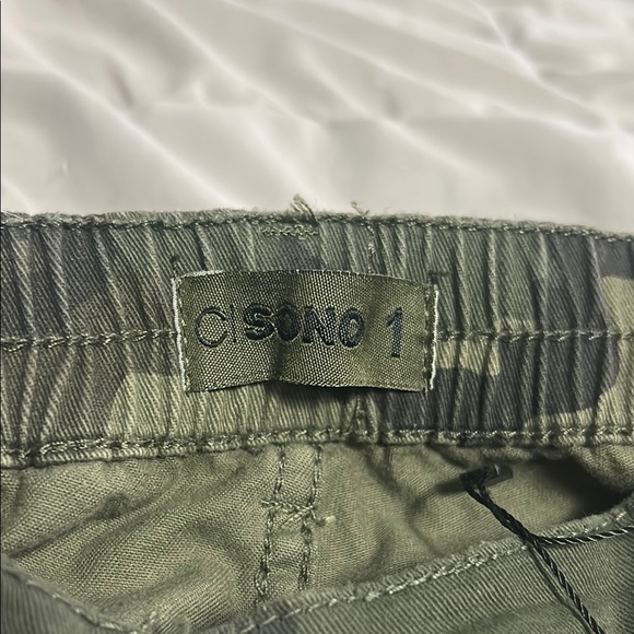 Ciso Green Cargo Pants Relaxed Fit - Picture 2 of 3